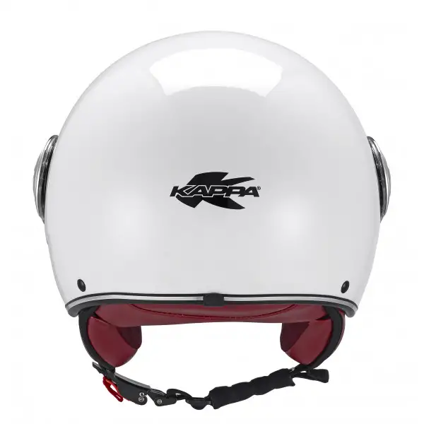 Casco jet Kappa KV8 Basic bianco lucido