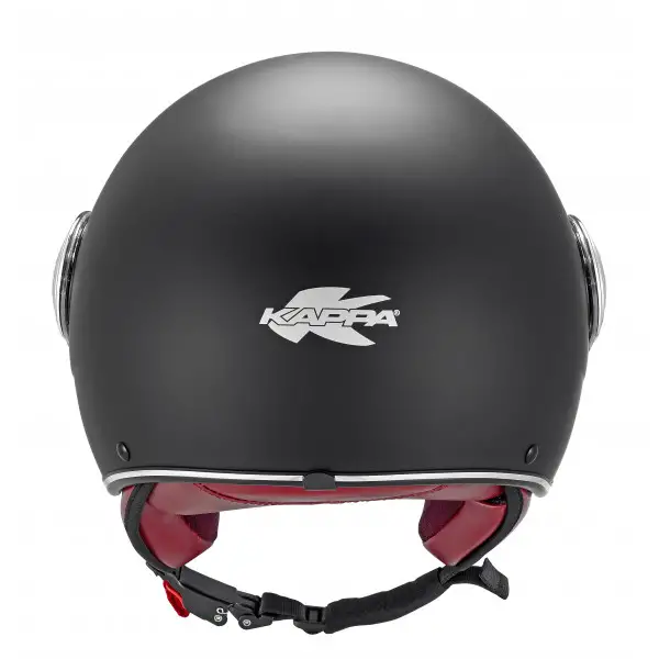 Casco jet Kappa KV8 Basic nero opaco