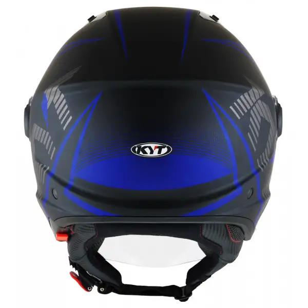 Kyt D-CITY COLORFUL jet helmet Matt blue