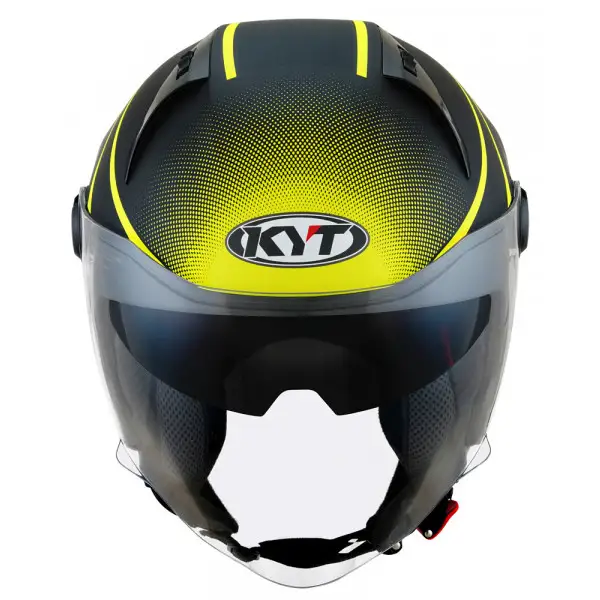 Kyt D-CITY COLORFUL Yellow jet helmet