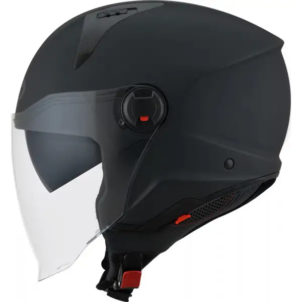 Kyt D-CITY Plain Jet Helmet Matte Black