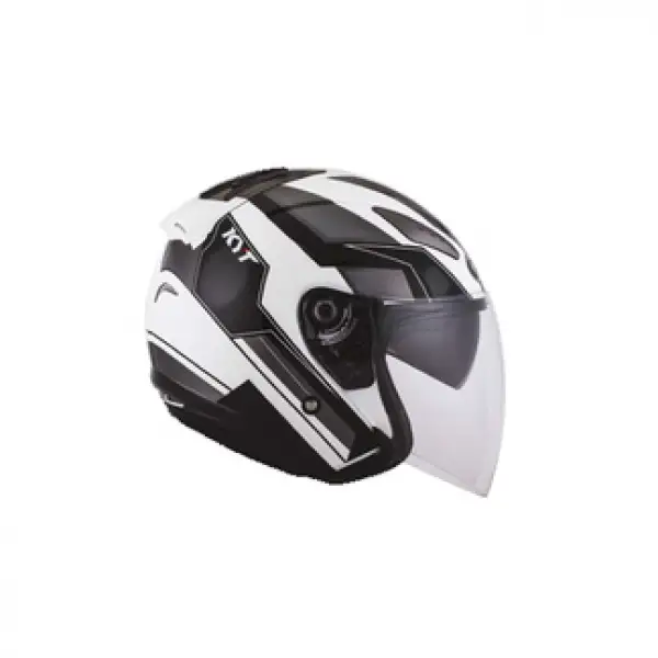 KYT jet helmet Hellcat GX-S white gun metal