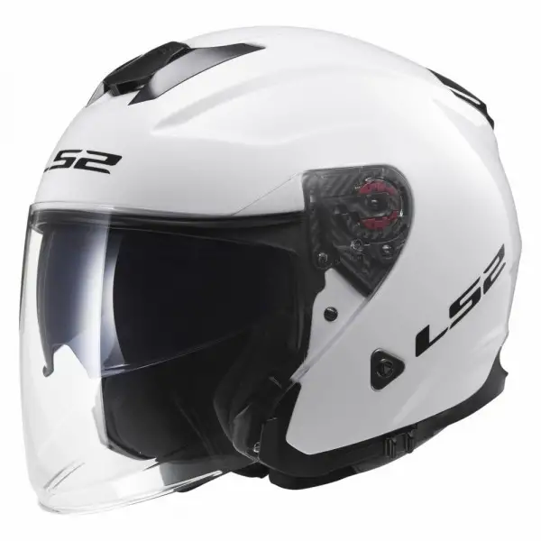 Casco jet LS2 OF521 Infinity Bianco