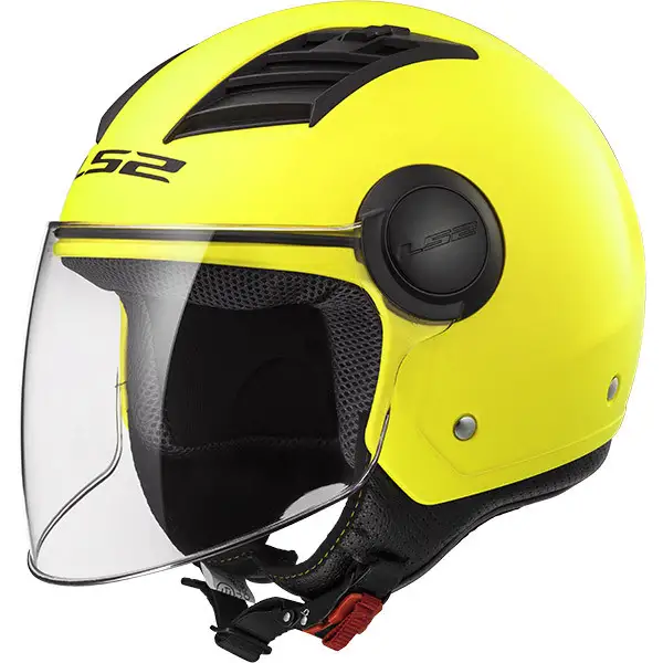 LS2 OF562 AIRFLOW L MATT jet helmet Giallo HiVis