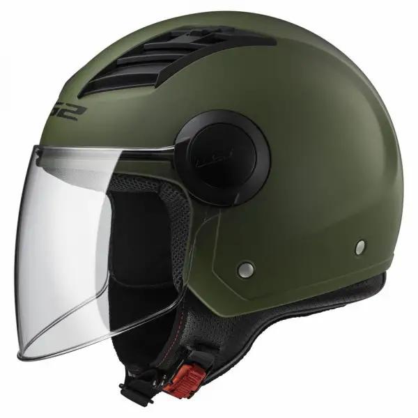 LS2 OF562 Airflow L jet helmet Matt Military Green