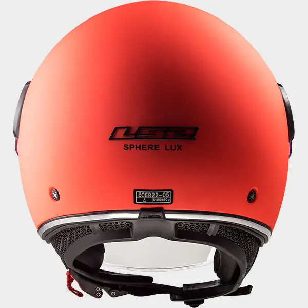 Ls2 Sphere Lux Solid jet helmet Matt Orange