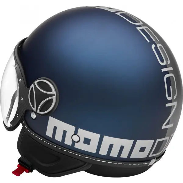 Momo Design Fighter Evo Joker jet helmet Blue Clear Grey