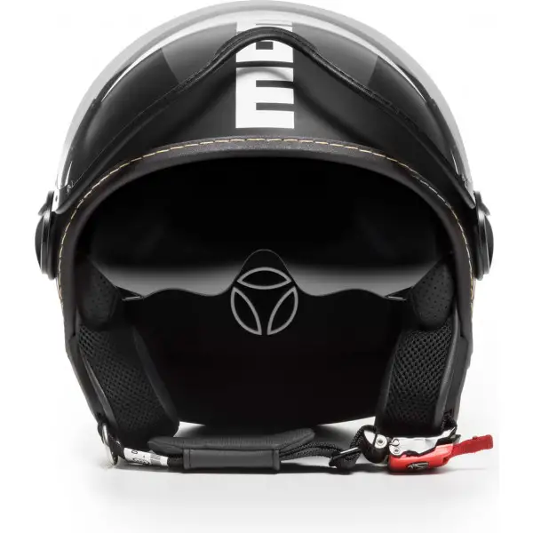 Momo Design jet helmet Fighter EVO matt black white