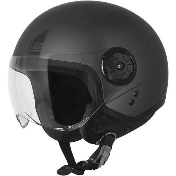 Origine Neon Easy Matt Titanium jet helmet