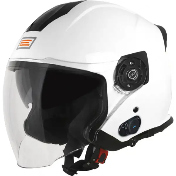 Origine Palio 2.0 BT Solid Gloss White jet helmet