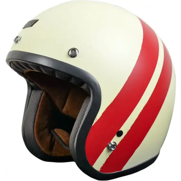Origine Primo Jack Matt Red White jet helmet