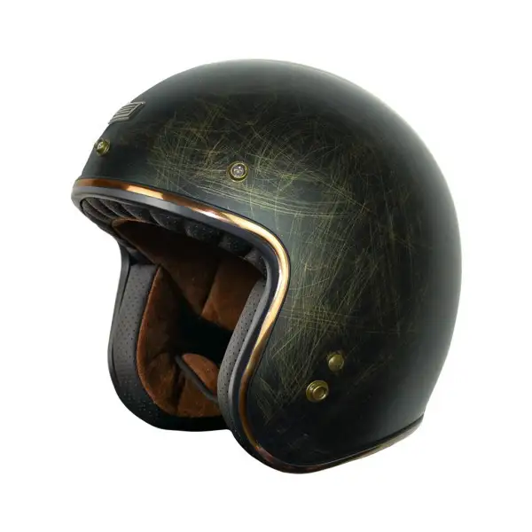 Origine Primo Scacco jet helmet matt Bronze