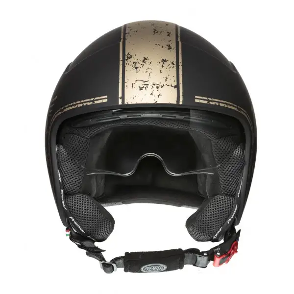 Premier ROCKER OR19 BM jet helmet Black Gold