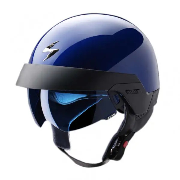 Scorpion EXO 100 Rivoli jet helmet Blue