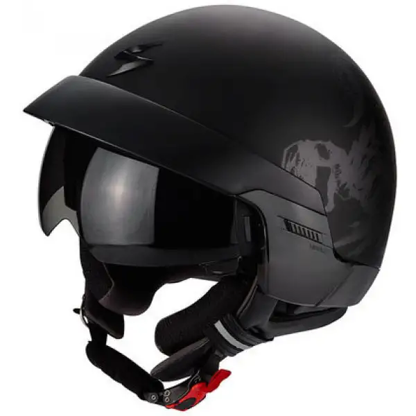 Scorpion Exo 100 Scorpion jet helmet black