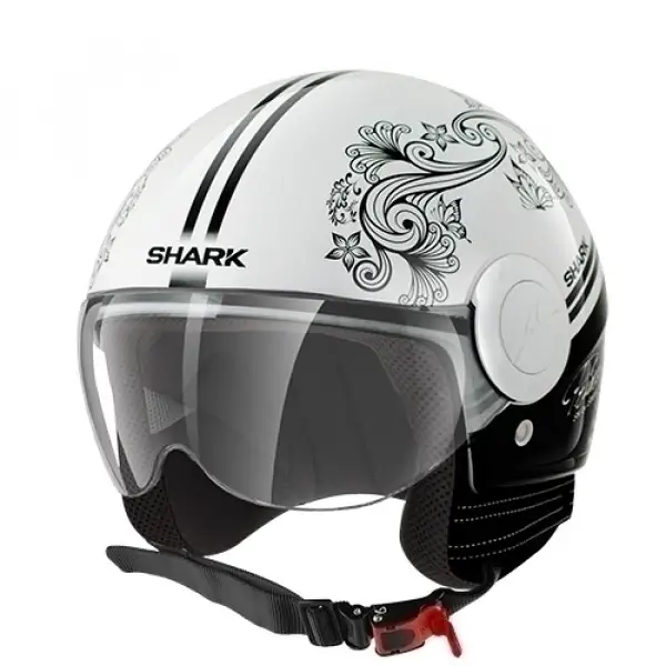 Motorcycle helmet Jet Shark SK FIRST TIME White Black