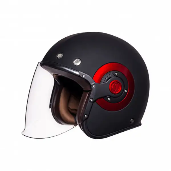 SMK Eldorado jet helmet Black Red