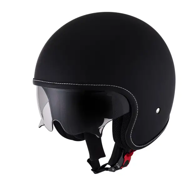 Suomy jet helmet Rokk Plain fiber matt black