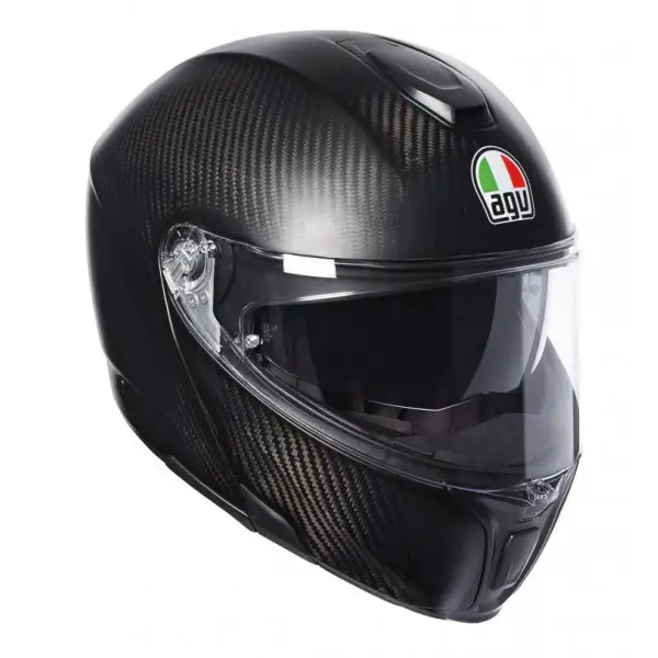 Casco modulare AGV Sportmodular Mono in carbonio Carbon opaco