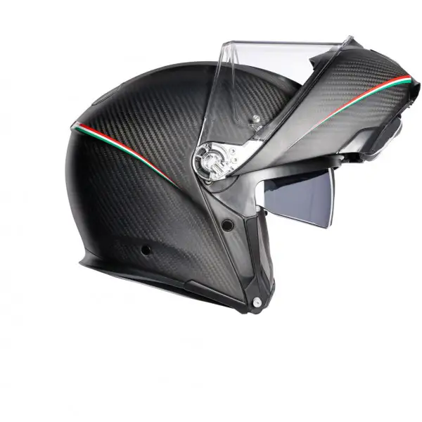 AGV Sportmodular Tricolore Multi modular helmet carbon Matt Carbon Italy