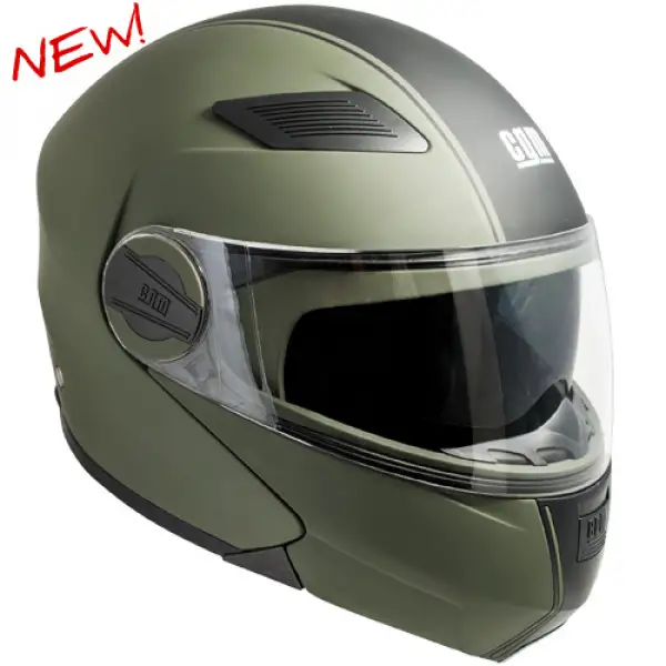 Casco modulare CGM 505G Medan verde