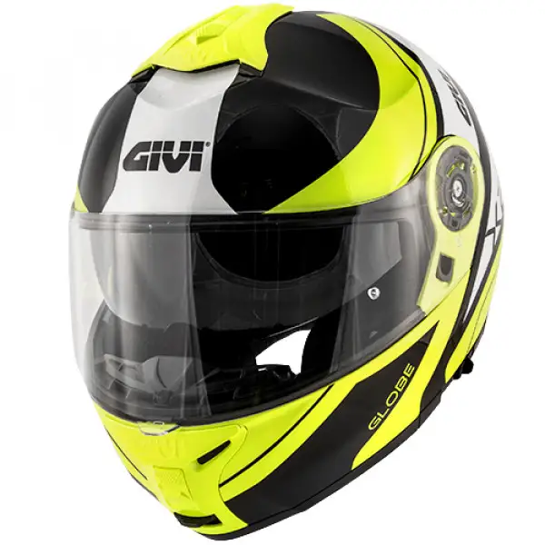 Givi X.21 Challenger Globe flip up helmet matt black yellow