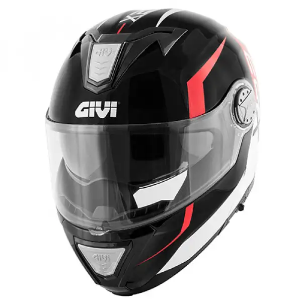 Givi X.23 Sydney Viper flip up helmet black red