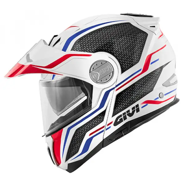 Givi X.33 Canyon Layers flip up helmet white red blue