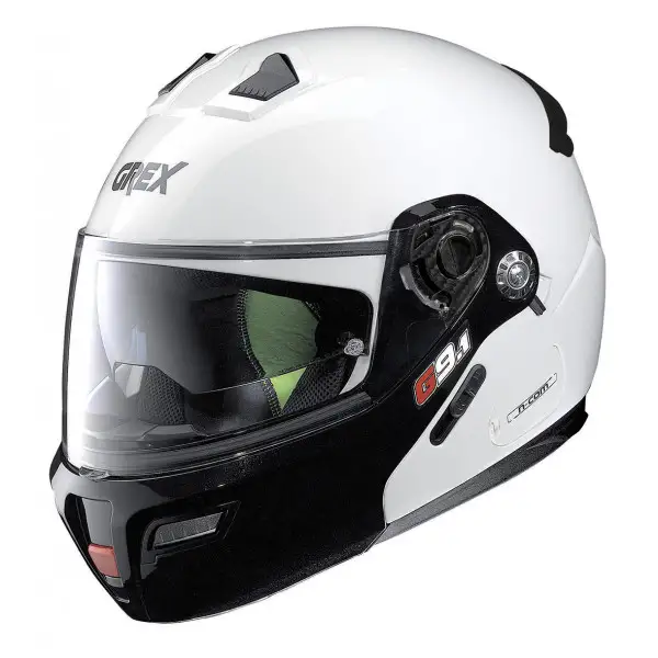 Grex G9.1 EVOLVE COUPLÉ N-COM flip off helmet White Black