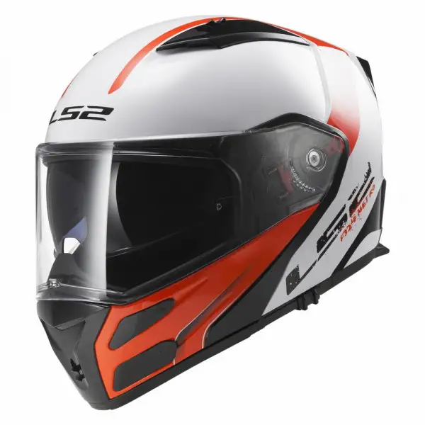 Casco modulare LS2 FF324 Metro Rapid Bianco Rosso