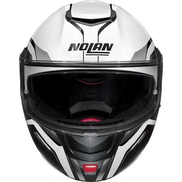 Nolan N90-2 MERIDIANUS N-COM flip up helmet White
