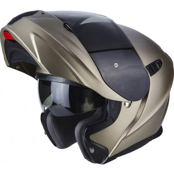 Scorpion EXO 920 flip off helmet Titanium