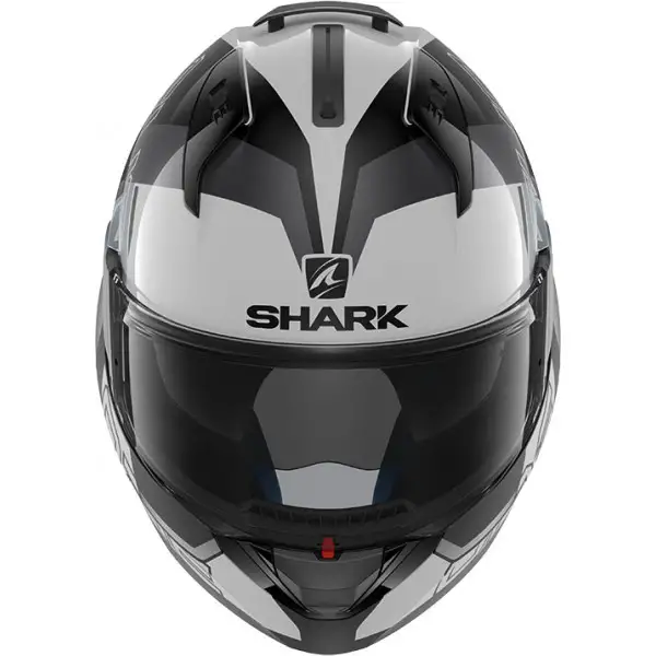 Shark EVO-ONE 2 SLASHER modular helmet White Black Silver