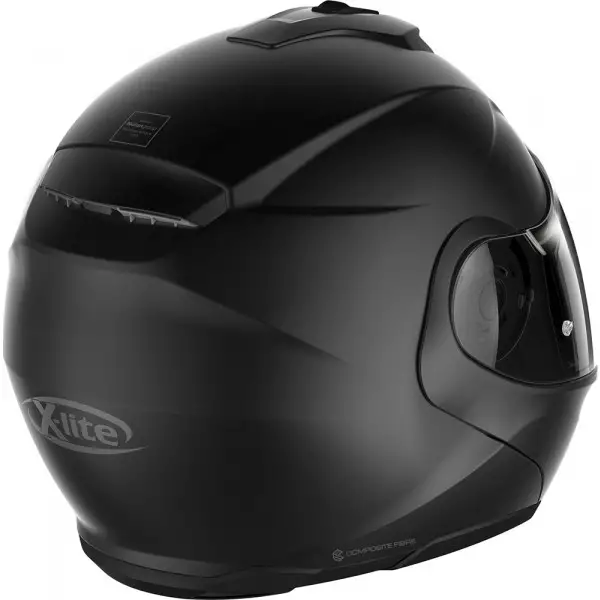 X-Lite X-1005 ELEGANCE N-COM modular helmet fiber Flat Black