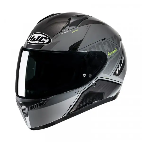 Hjc Integral motorcycle helmet  C10 INKA Yellow Gray
