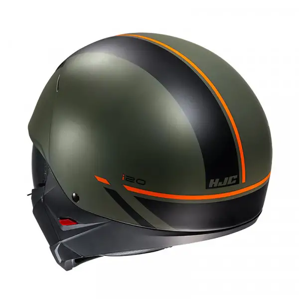 HjcJet motorcycle helmet  i20 BATOL Green Orange Black