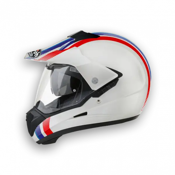 Airoh S5 Line white gloss offroad helmet