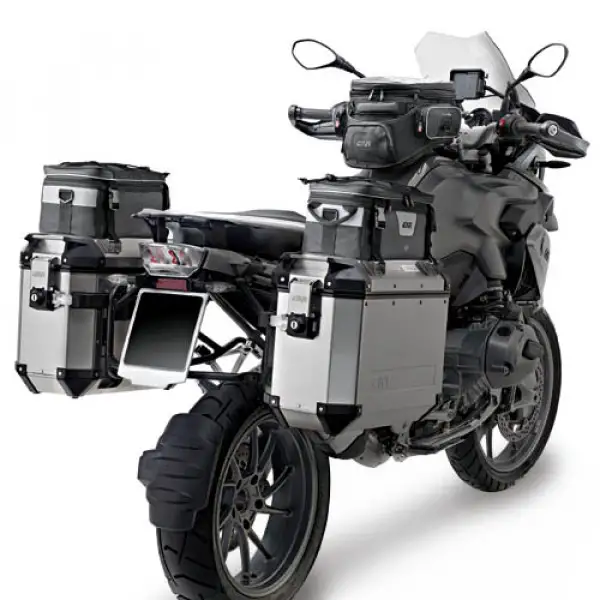 Givi Outback aluminum side bags 48 and 37 liters