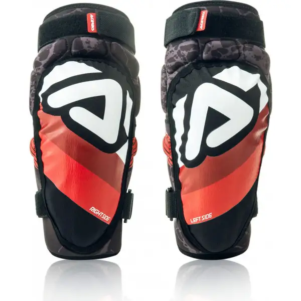 Acerbis Soft 3.0 pair off child knee protectors Black Red