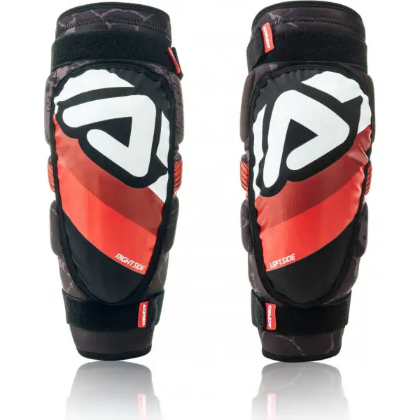 Acerbis Soft 3.0 pair off elbow protectors Black Red