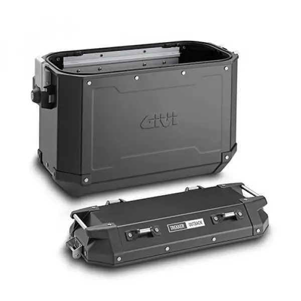 Givi Trekker 37 Pair of side cases aluminium Black