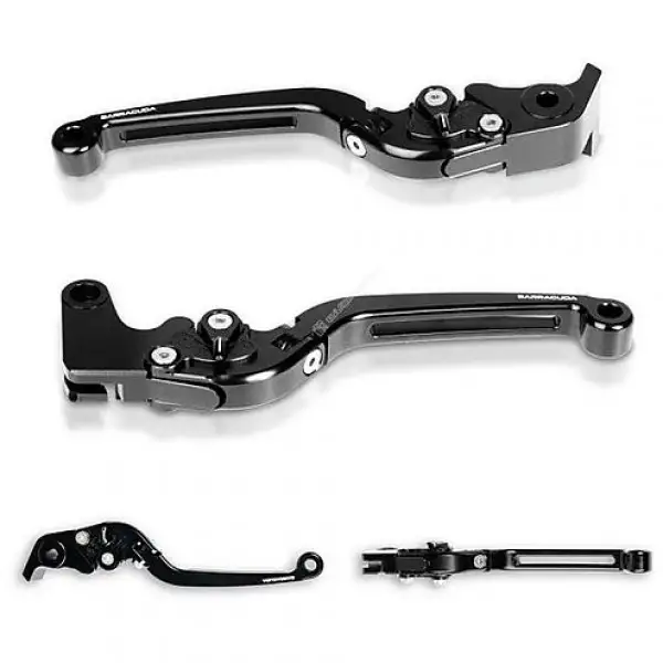 Barracuda HN6127 Pair of Brake levers and Clutch Joint for Honda Black