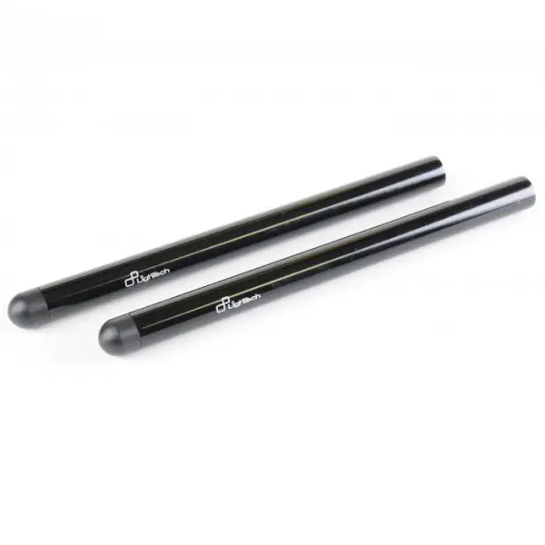 Pair of Lightech HBT004NER Black tubular handlebars