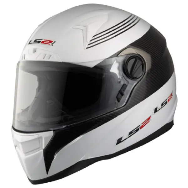 Full face helmet with visor eyeglass LS2 FF385 White CT2