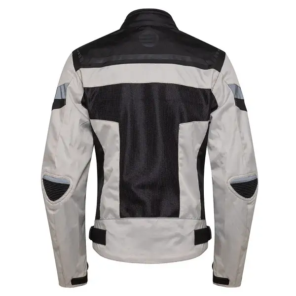 Giacca moto donna estiva Befast DUNA Lady CE Certificata Nero Grigio