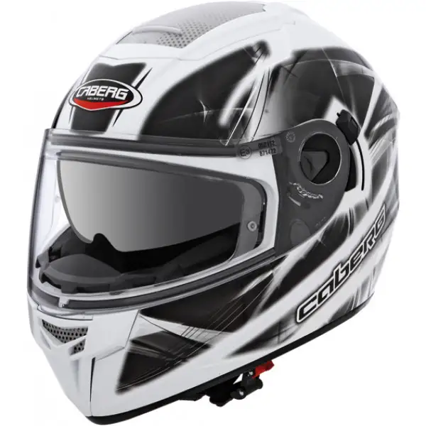 CABERG Ego Ultralight full-face helmet col. white-black