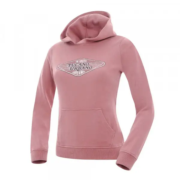 Tucano Urbano woman hoodie Chicabal antique pink