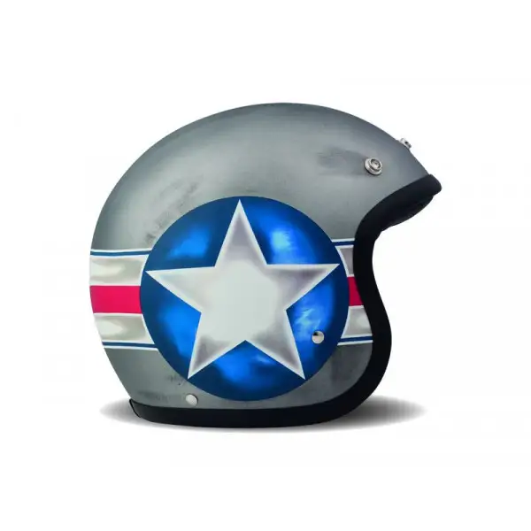 Casco jet fibra DMD Vintage Fighter