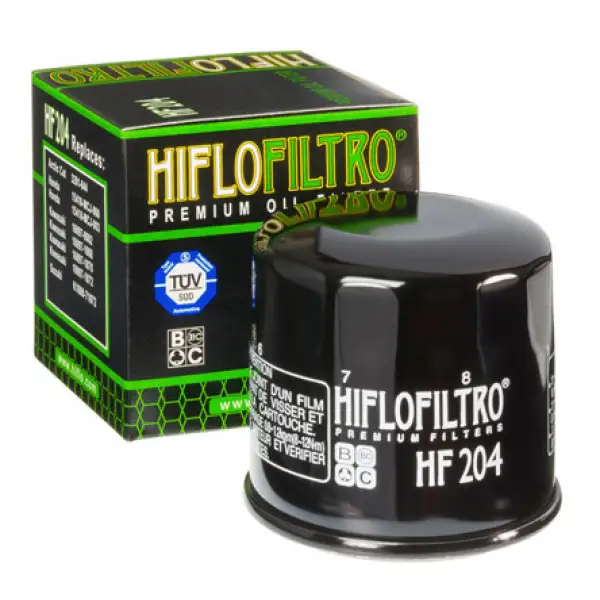 HiFlow HF 204 oil filter for HONDA KAWASAKI YAMAHA TRIUMPH