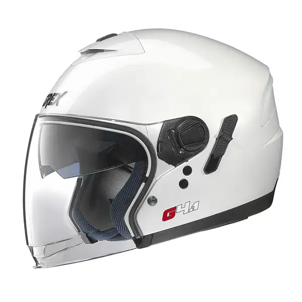 Grex G4.1 Kinetic jet helmet White